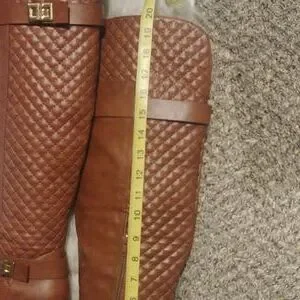 ShoeDazzle Women Shoe dazzle brown over the knee flat boot. Size 7.5 display picture 1